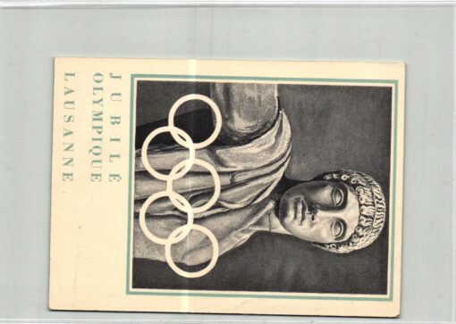 Swiss 1944, Jubile Olympique 1944 Lausanne, Sonderpostkarte mir Olympia Serie Olympic Olympia – Bild 2