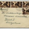 England 1948, Olympic Games London Brief gelaufen nach Zürich, Olympische Spiele, Olimpiadi