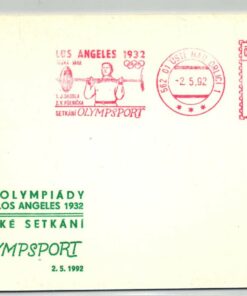 CSR 1992, Los Angeles 1932 Tezka Vaha Olympic Games USA EMA Olympsport, Gewichtheben, Olympia, Olimpiadi