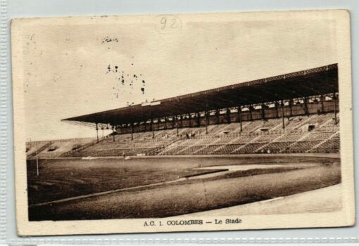 Postcard Paris 1924 Olympic Games, A.C.1 COLOMBES - Le Stade; gelaufen 1931
