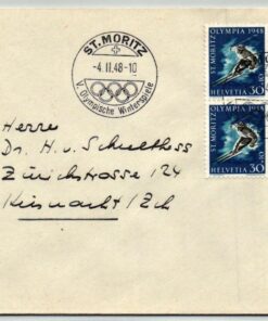 Swiss 1948, Olympische Winterspiele 1948 St. Moritz Olympia mit SST Ski