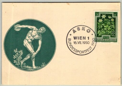 Turnen Österreich, SST Wien ASKÖ Bundessportfest 1950, Gymnastik Gymnastic