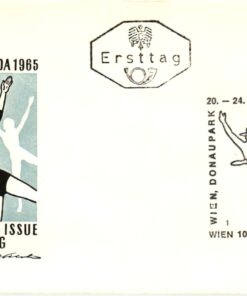 Turnen Österreich, FDC Gymnaestrada 1965 Wien, 2 Briefe Gymnastik Gymnastic