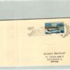 Italia 1956, Cortina Olympic Winter Games Brief mit SST Ceremonia Apertura gelaufen nach Schweden Eisschnellauf Stadion, Olympische Spiele