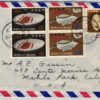 Japan, Tokio 1964 Olympic Games, Luftpost Aimail Brief gelaufen nach USA ITAMI Giochi olimpici, olimpico, Olympische Spiele