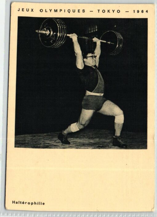 Japan, Tokio 1964 Olympic Games, Youri Vlassov France, Gewichtheben Giochi olimpici, olimpico, Olympische Spiele