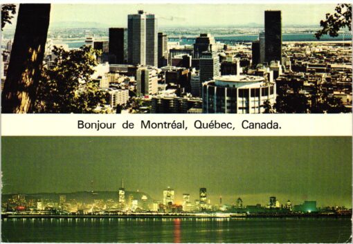 Canada 1976, Montreal Olympic Games, Karte Bonjour Montreal, Eröffnung Inauguration, Olympische Spiele – Bild 2