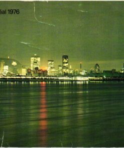 Canada 1976, Montreal Olympic Games, Karte Bonjour Montreal Montreal by Night, Olympische Spiele