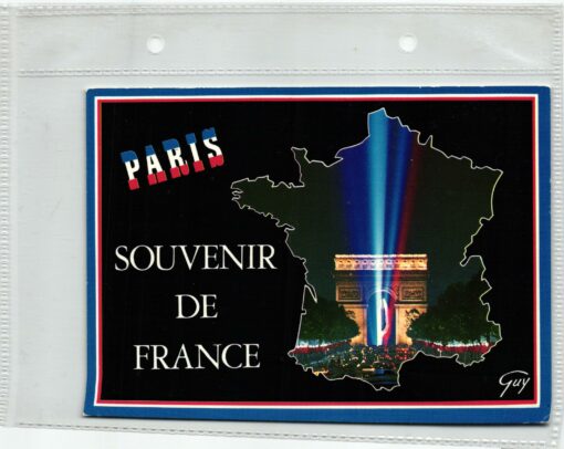 France 1992, Albertville Olympic Winter Games, Karte Parcours de la flamme Olympique, Fackellauf SSt,  Olympische Spiele – Bild 2