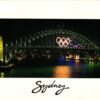 Australia 2000, Sydney Olympic Games, Ansichtskarte Sydney Harbour Bridge Olympic Rings, Olympische Spiele