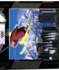 USA 2002, Salt Lake City Olympic Winter Games, Ansichtskarte Skispringen,  Olympische Spiele