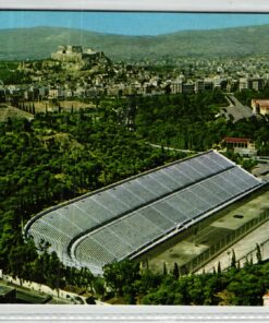 AK Postcard Athen Stadion Akropolis, Olympien Zeus, Griechenland, Athens The Stadium, Olympic 1896