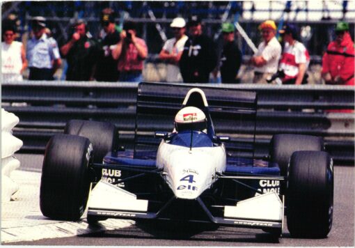 AK Postcard Formula 1, Andrea De Ceasaris, Tyrell Ilmor 020/B