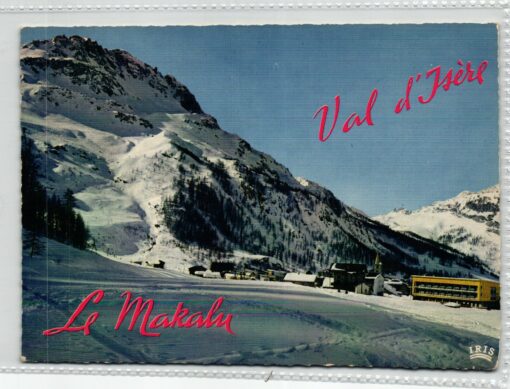 AK Postcard Olympic Games, Ski Alpin, Skiing, France Val Isere Makalu – Bild 2