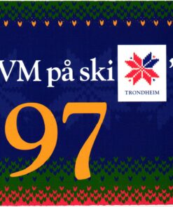 AK Postcard FIS 1997, VM pa ski Trondheim, Nordic Ski Weltmeisterschaft, Campionato del Mondo