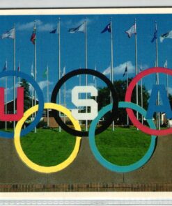 AK Postcard Olympic Games, USA Olympic Training Center Colorado Springs, olimpiadi