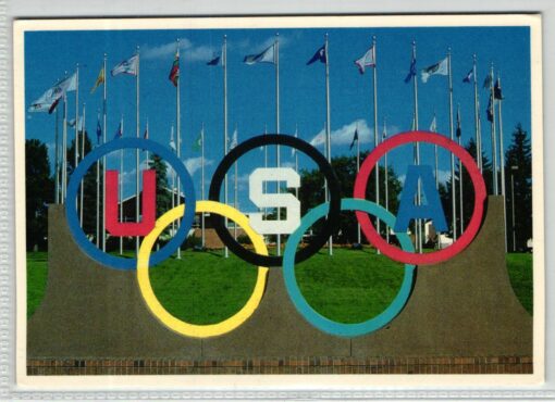 AK Postcard Olympic Games, USA Olympic Training Center Colorado Springs, olimpiadi