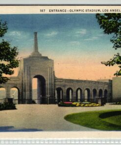 AK Postcard Olympic Games, Olympic Stadium Los Angeles 1932, Olympische Spiele, olimpiadi