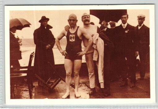 AK Postcard Olympic Games, London 1908 Henry Taylor Winner gold Swimming 400 meter, Olympische Spiele, olimpiadi