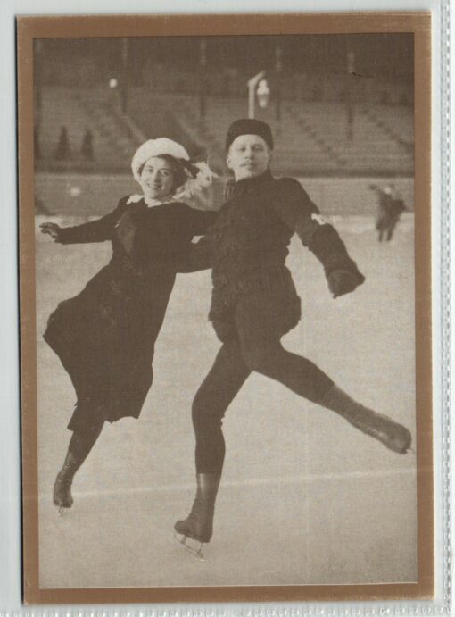 AK Postcard Olympic Games, Ludovika Walter Jacobsson Antwerpen 1920 Antverpen Figure Skating, Olympische Spiele, olimpiadi
