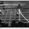 AK Postcard Olympic Games, Marjorie Jackson Australia, Helsinki 1952 200 meter final, Olympische Spiele, olimpiadi
