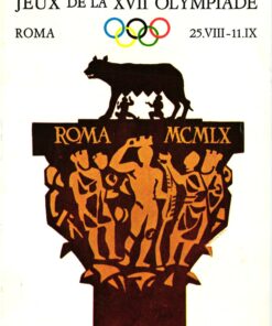 AK Postcard Olympic Games, Rom Roma 1960 Plakat, Olympische Spiele, olimpiadi