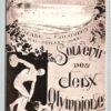 AK Postcard Olympic Games, Paris Stade Colombes 1924 Plakat, Olympische Spiele, olimpiadi