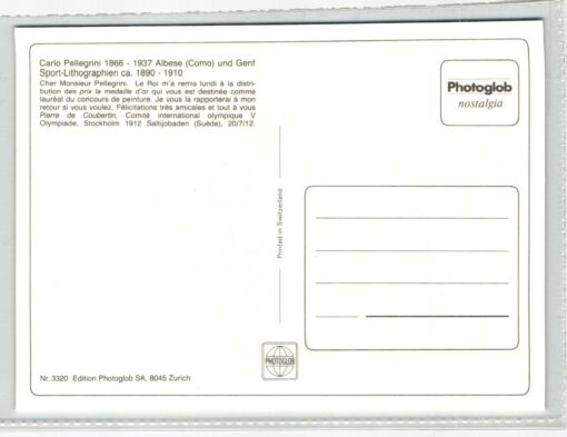 AK Postcard, Carlo Pellegrini Photoglob n. 3320 Curling, Zürich, Sport – Bild 2