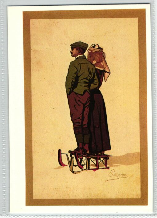 AK Postcard, Carlo Pellegrini Photoglob n. 3309 Rodeln, Zürich, Sport