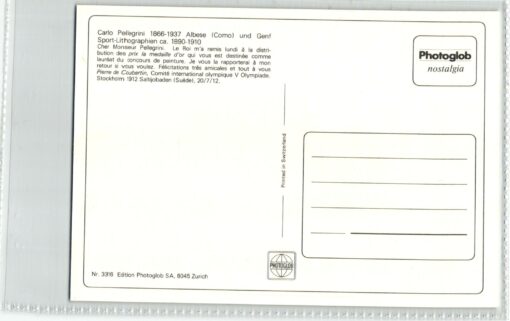 AK Postcard, Carlo Pellegrini Photoglob n. 3316 Figure Skating Eiskunstlauf, Zürich, Sport – Bild 2