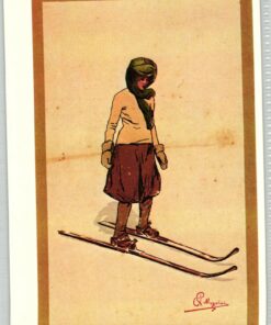 AK Postcard, Carlo Pellegrini Photoglob n. 3314 Ski Skiing, Zürich, Sport