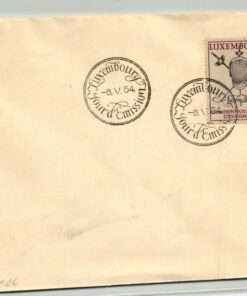 Luxembourg 1954, Fechten Weltmeisterschaft, Championats du monde Escrime, Degen, Säbel, Maske FDC 523, 
