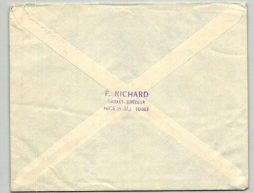 France 1953, Fechten, Escrime, Nice gelaufen nach Schweiz – Bild 2