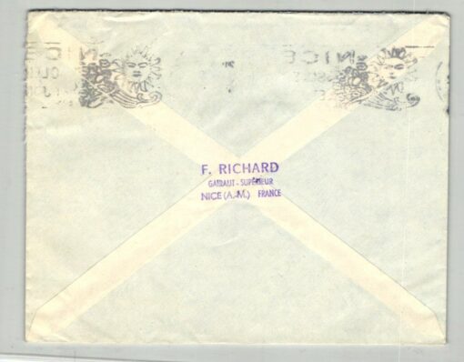 France 1953, Fechten, Escrime, Nice gelaufen nach Schweiz – Bild 2