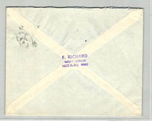 France 1953, Fechten, Escrime, Nice 1954 gelaufen nach Schweiz – Bild 2