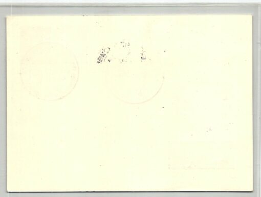 Deutschland 1960, Rhönflug Luftpost Gersfeld (Rhöngeb), Skispringer, Germany – Bild 2