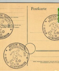 Deutschland, Deutsche Fussball Meisterschaft, Berlin Olympiastadion 1950