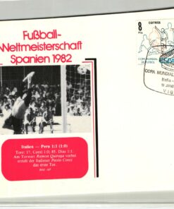 Espana 1982, Fußball WM Copa Mundial Futbol '82, SST Vigo Italia Peru