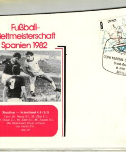 Espana 1982, Fußball WM Copa Mundial Futbol '82, SST Sevilla Brasil-Escocia