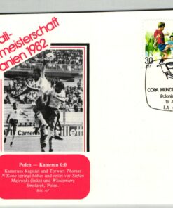 Espana 1982, Fußball WM Copa Mundial Futbol '82, SST La Coruna Polonia-Camerun