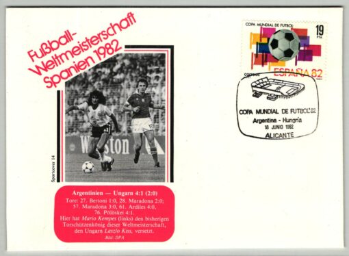 Espana 1982, Fußball WM Copa Mundial Futbol '82, SST Alicante Argentina Hungria