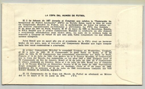 Mexico 1970, Jules Rimet Cup, Fußball WM Mexiko – Bild 2