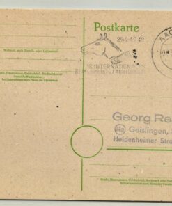 Deutsche Post 1948, MST AACHEN 18. Internationales Reit Spring und Fahrturnier