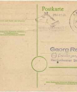 Deutsche Post 1948, MST AACHEN 18. Internationales Reit Spring und Fahrturnier