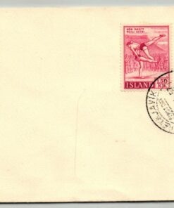 Island 1957, Reykjavik FDC Ringen Turmspringen