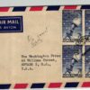 Australia, Melbourne 1956, Airmail gelaufen nach USA Fackel Torch , Olympische Spiele
