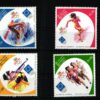 Sri Lanka 2004, Athen Olympic Games,  Athens 2004 2 Schwimmen, Laufen, Schießen, Marathon $ Briefmarken, Olympische Spiele