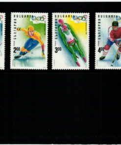 Bulgaria 1994, Lillehammer Olympic Winter Games, Eisschnelllauf, Rodeln Doppel, Eishockey, Ski Akrobatik,  Olympische Spiele