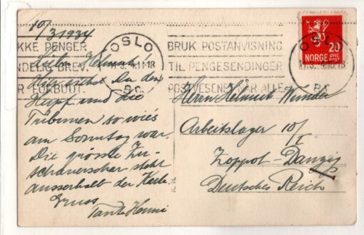 NORGE, Oslo 1934, Holmenkollen Skispringen, Skiing ski jumping Holmenkoldagen Badge Pin – Bild 2