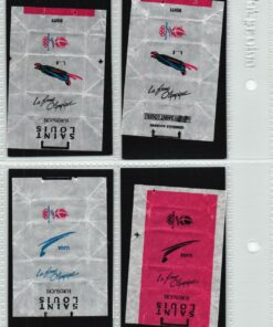 Zuckerpapier sucre ALBERTVILLE - Olympic Games 1992 Luge Rodeln Bob 7 Stück Sugar / EUROSUCRE